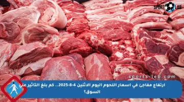 ارتفاع مفاجئ في أسعار اللحوم اليوم الإثنين 4-8-2025.. كم بلغ التأثير على السوق؟